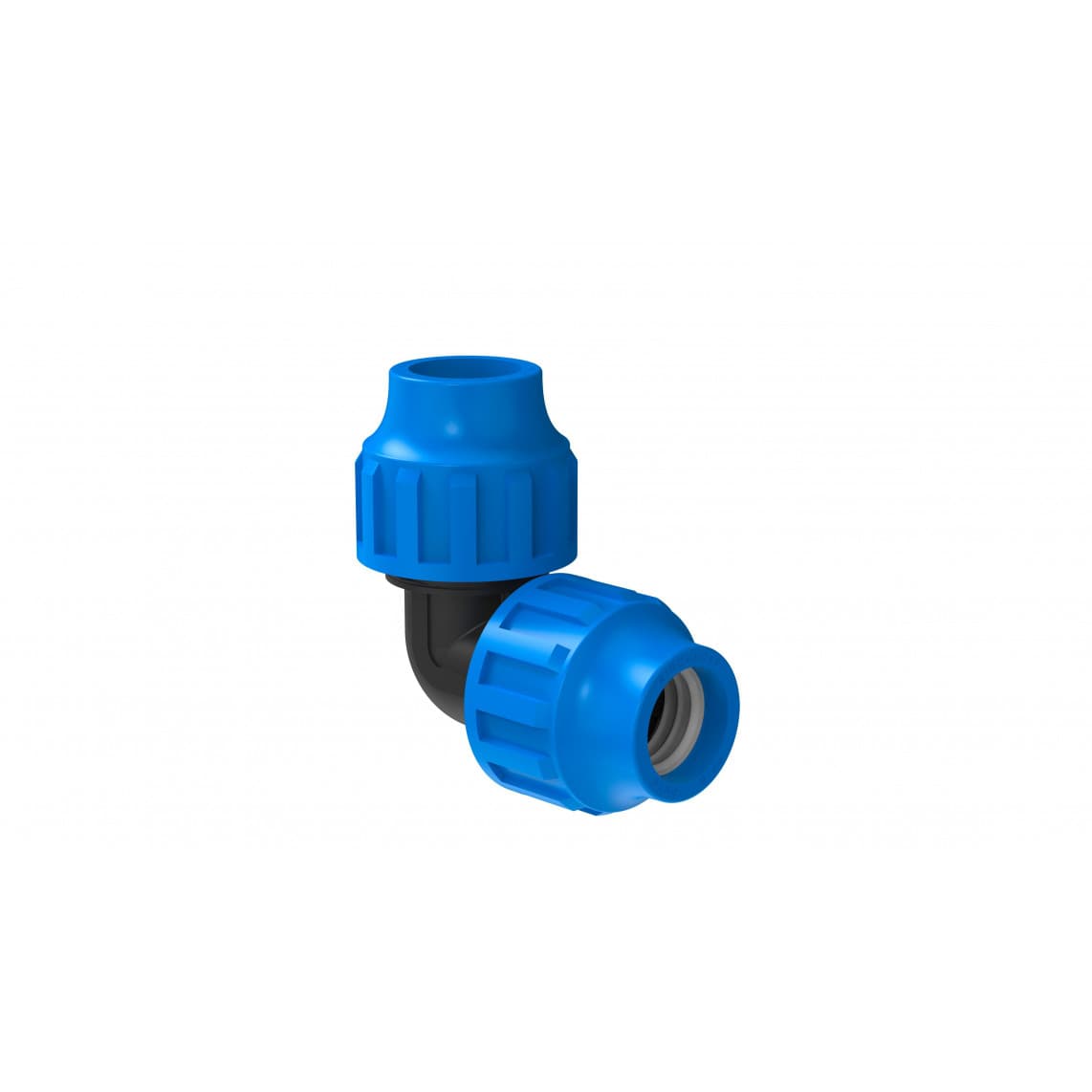 984845117 PP coude 90°, 20 mm, raccord à serrer pour PEHD/socarex