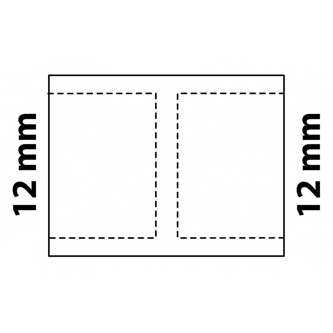 989092055 CU manchon double, vierge, 12 mm, 2 manchons, (5270)