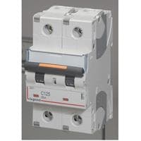 Disjoncteur DX³ 2 pôles courbe C 125A 230 / 400V - 25kA - 3 modules