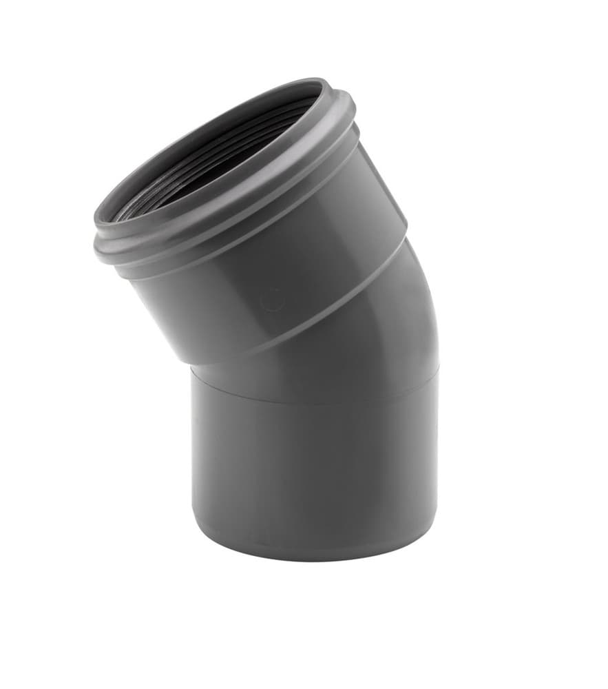 Kabelwerk Eupen Eucarigid-REGRB SN4 accessoires égout PVC coude 15° D110 mm gris