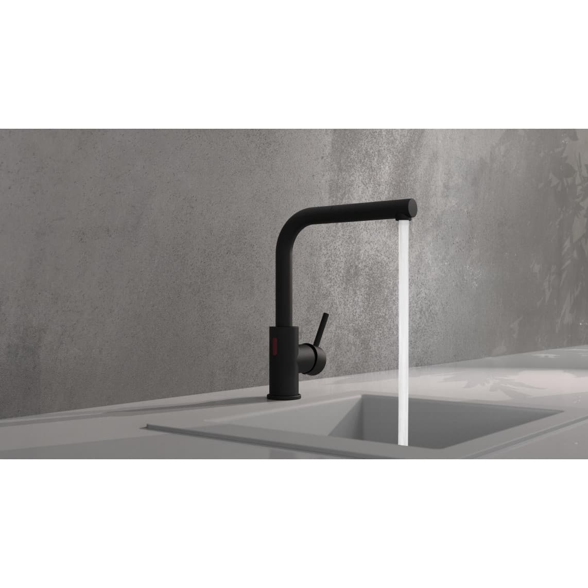 99760 VITAL Sensor sink mixer, black matt, with pull-out spout