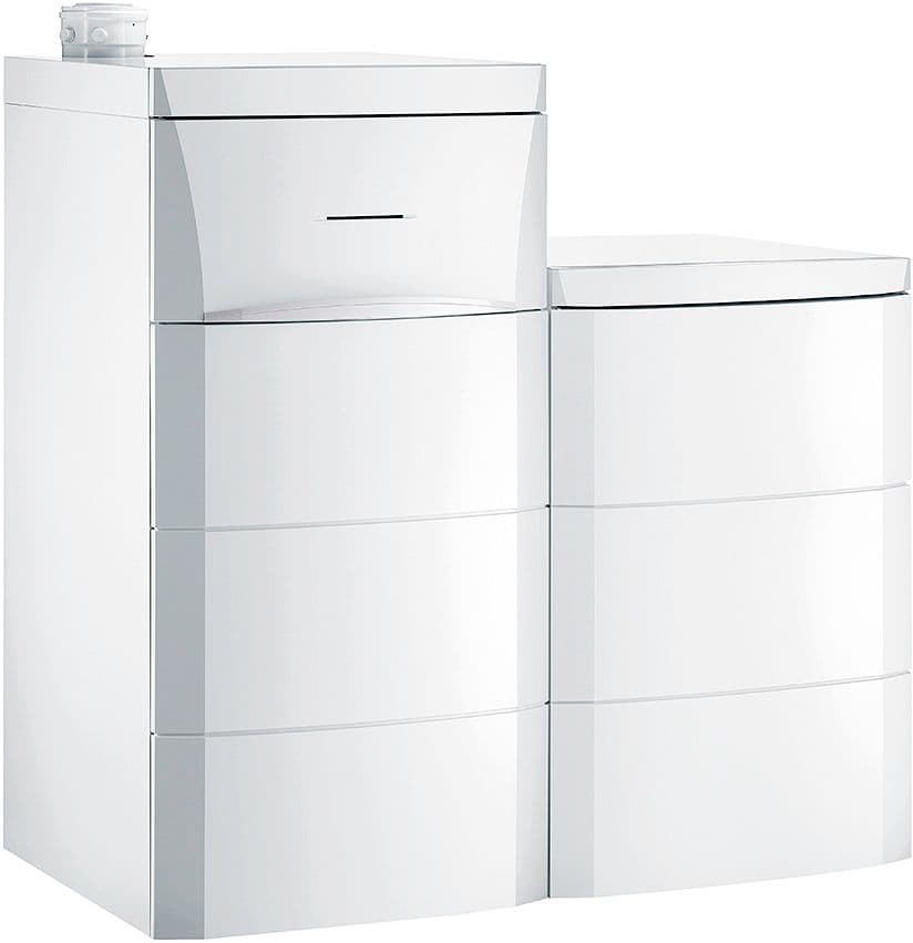 CHAUDIERECHAUDIERE SOL CONDENSATION AVEC BOILER 160L CALORA TOWER OIL 29,4KW NEXT-TO
