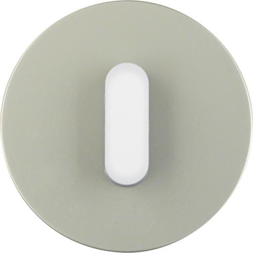 Plaque de recouvrement avec manette pour interrupteur rotatif / poussoir Serie R.classic Inox / Blan