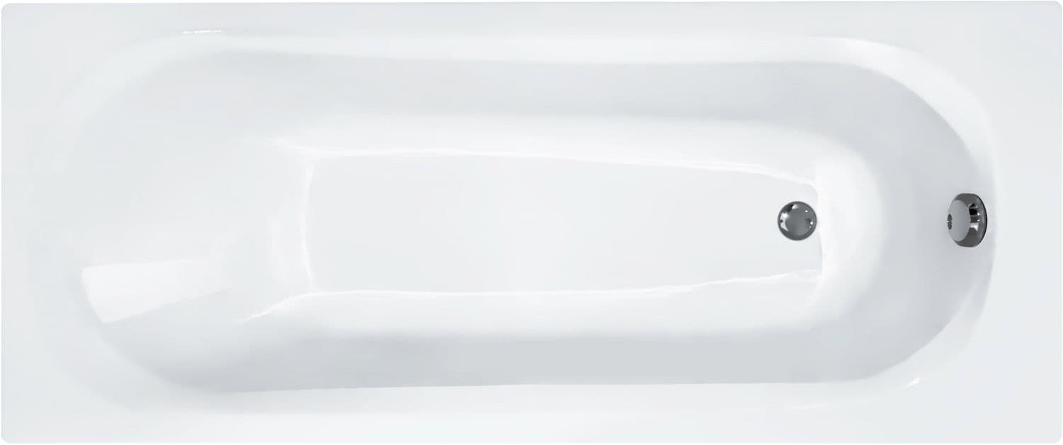 BAIN NEWFORM DESCO COLLECTION ACRYL + PIEDS 170-70CM BLANC
