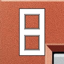 LivingLight - plaque rectangulaire 2 x 2 modules Brique