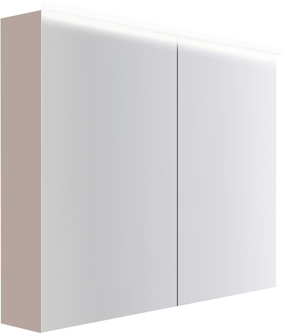 ARMOIRE TOILETTE COFFEE 2 PORTES 1000MM 4250K GRIS BASALTE MAT
