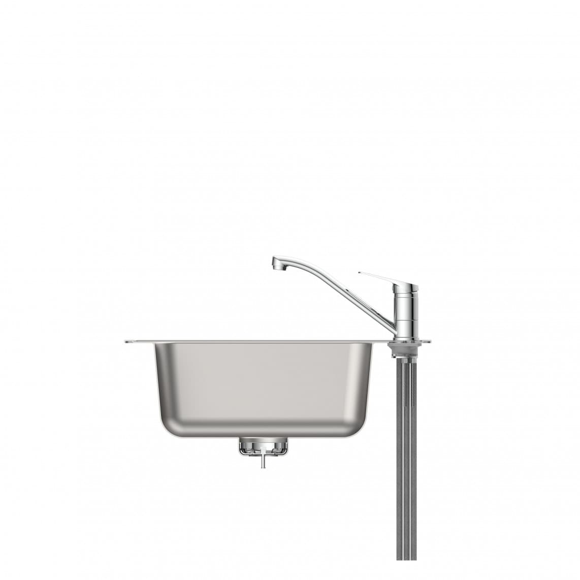 NI182SCR-LP SPEED Sink mixer low pressure, chrome