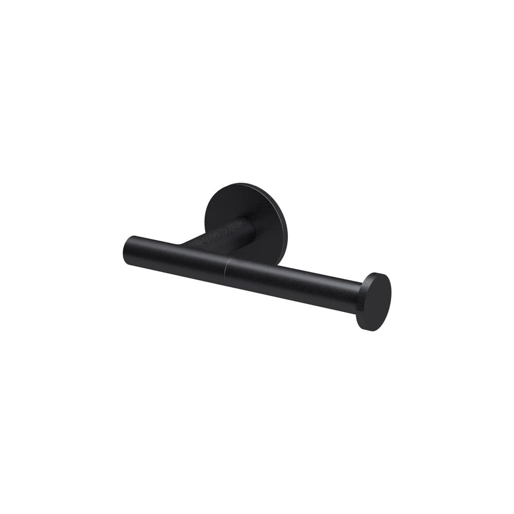 Zucchetti Pan porte-paier toilette sans couvercle Noir mat lisse