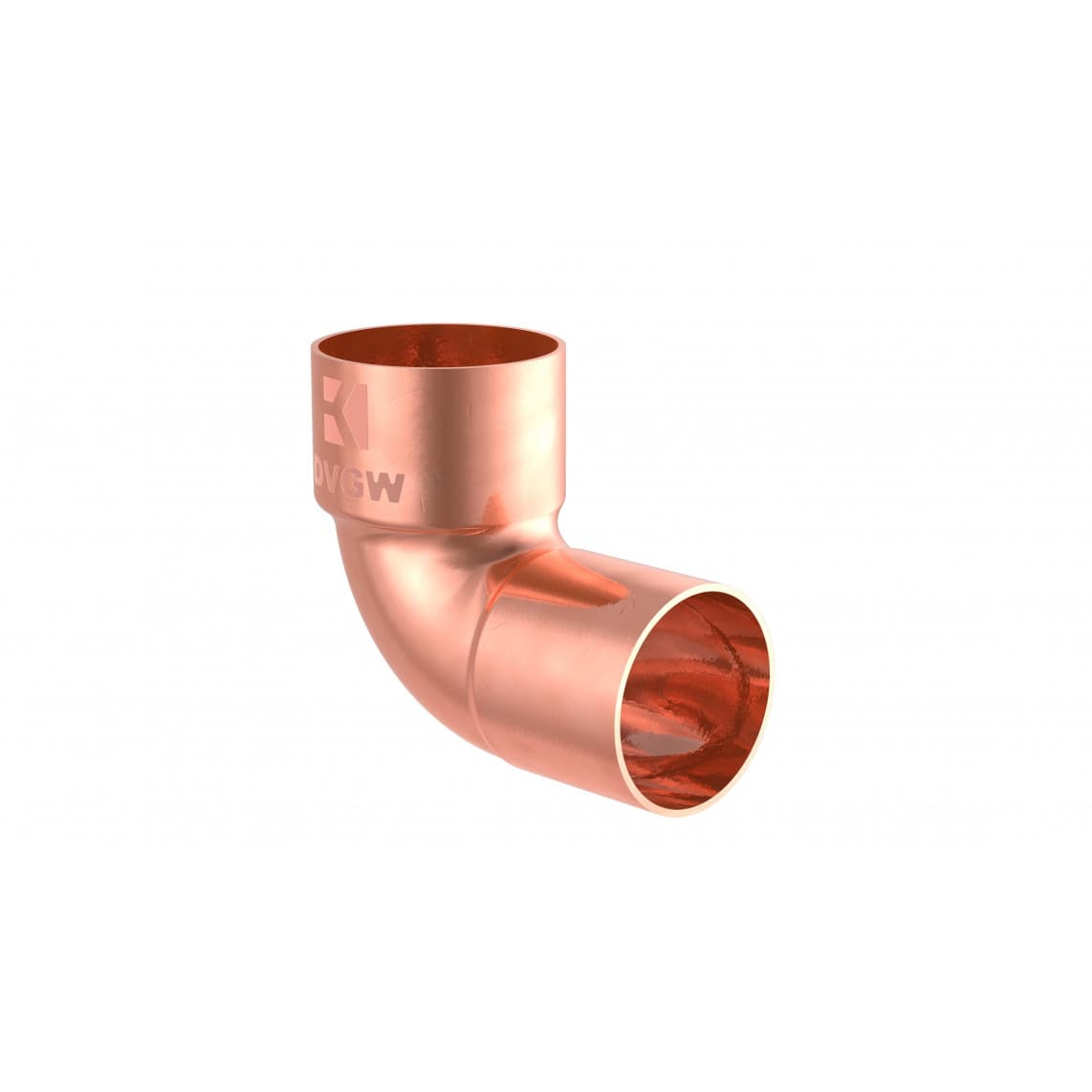 989262055 CU coude 90°, vierge, 15 mm, 1 manchon (5092)