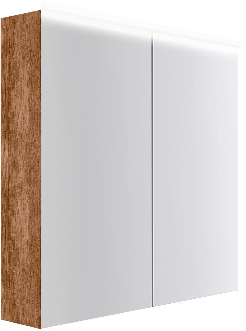 ARMOIRE TOILETTE COFFEE 2 PORTES 800MM 4250K TECTONA DECOR CANNELLE
