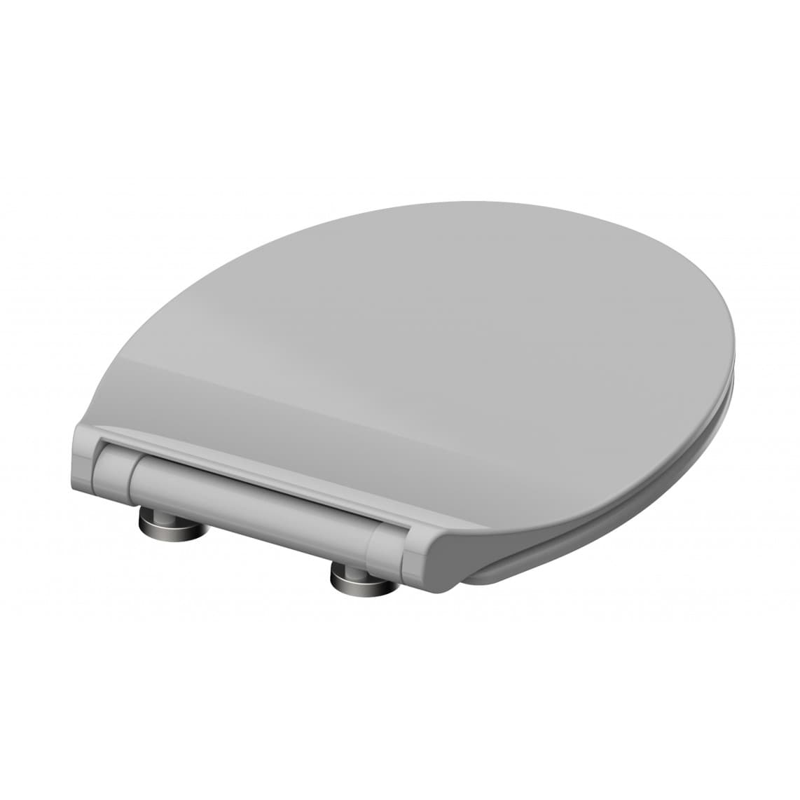 82702 Duroplast Toilet seat SLIM GREY, with soft close and quick release