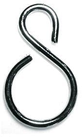 CROCHET FORME S POUR CHAÎNETTE PATENT CHROME