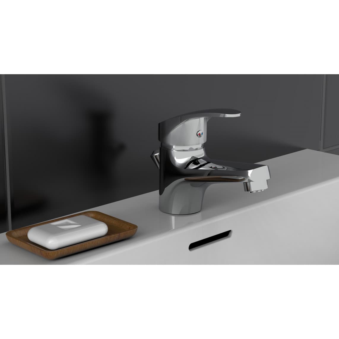 36619 ORAZI Mitigeur lavabo basse pression, chromé