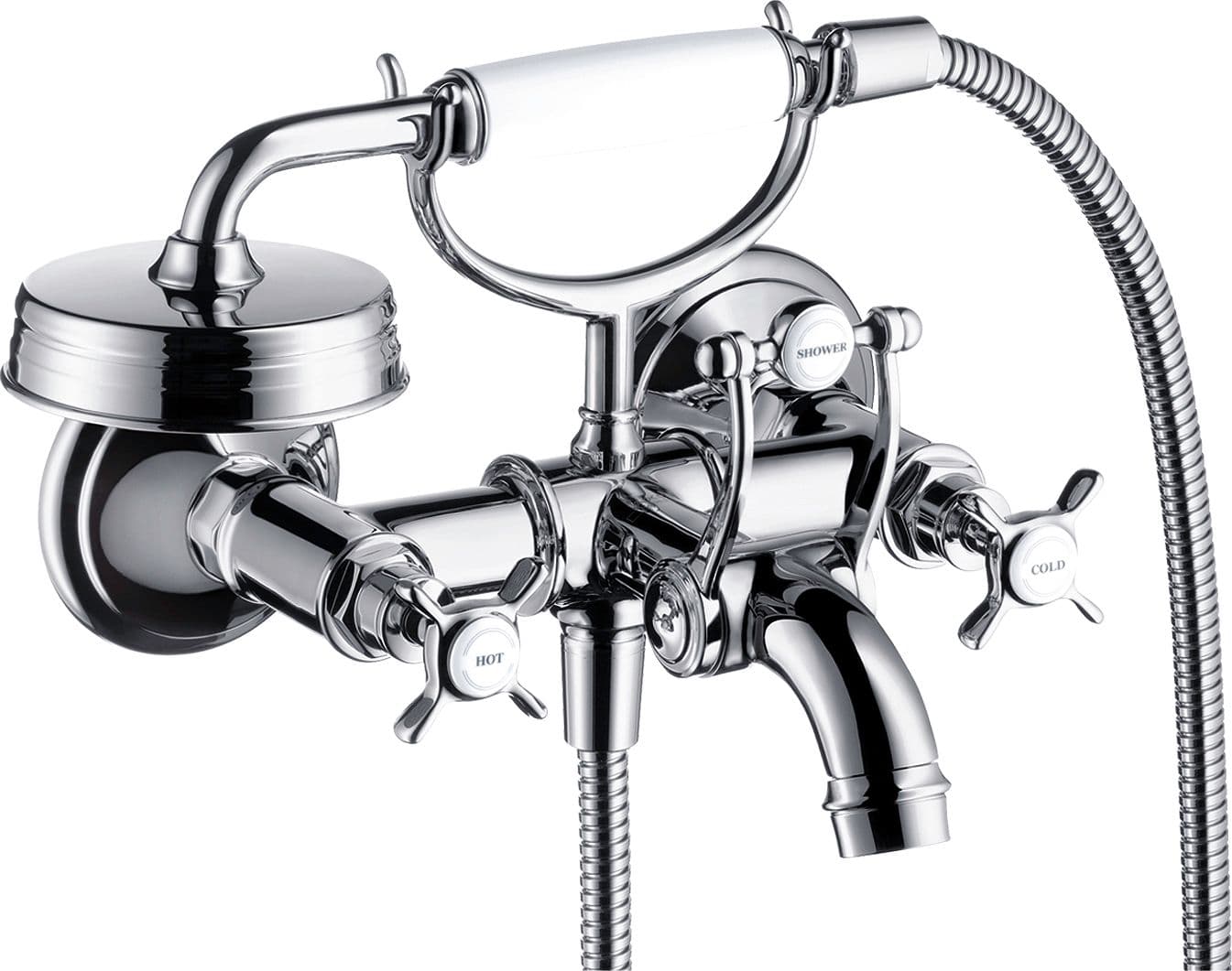 MELANGEUR DE BAIN MONTREUX HANSGROHE CHROME COMPLET