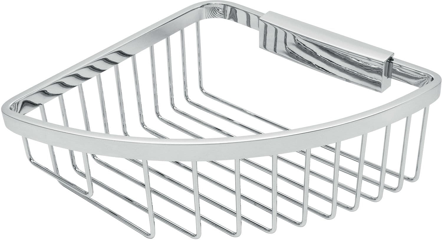 PORTE-BOUTEILLE/EPONGE EQUERRE GRAND PASPARTOE 19X19X8 CHROME