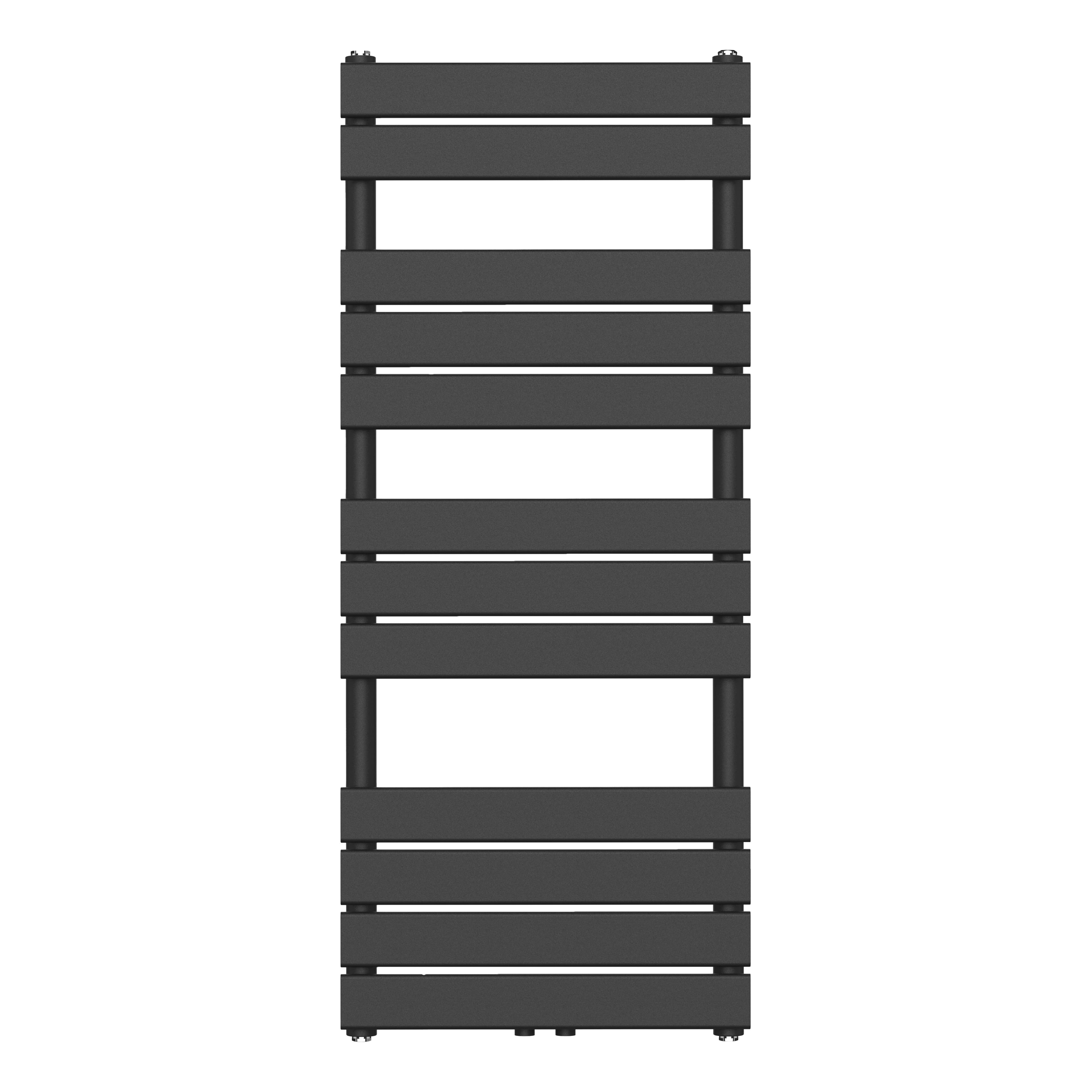 RADIATEUR SÈCHE-SERVIETTES RACCORDEMENT CENTRAL NOIR 1200X500-593W