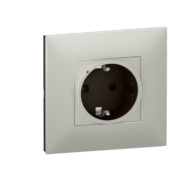 Valena NWN - prise connectée Schuko 16A Alu