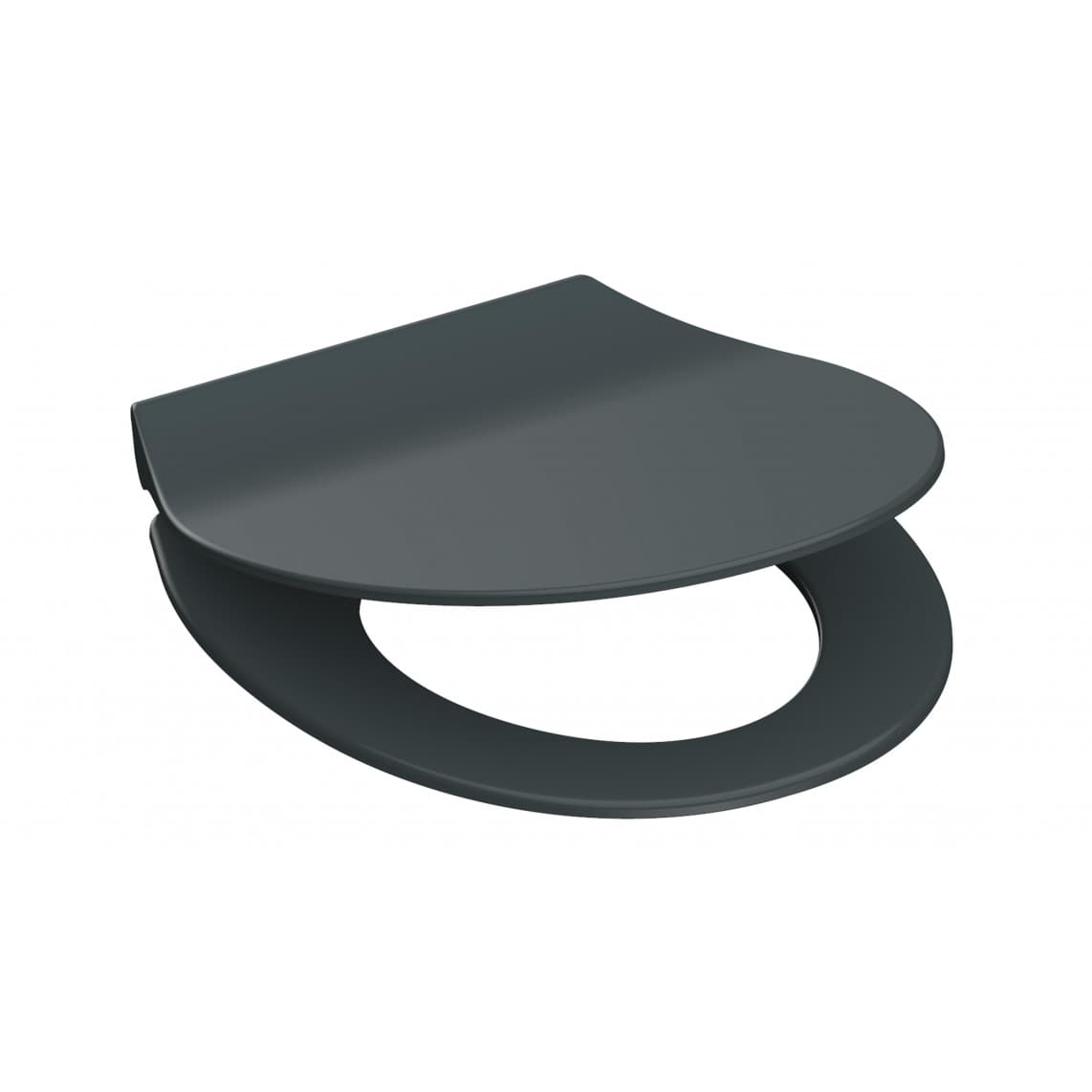 82704 Duroplast Toilet seat SLIM ANTHRAZIT, with soft close and quick release