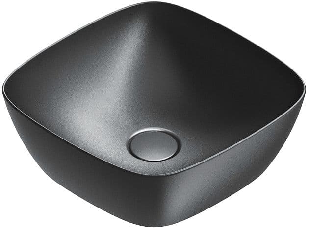 VASQUE A POSER ALVEA CATALANO CATAGLAZE+ 40X40CM NOIR MAT