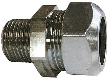ACIER ZINGUE A SERTIR RACCORD TRANSITION VSH 35-4/4"M