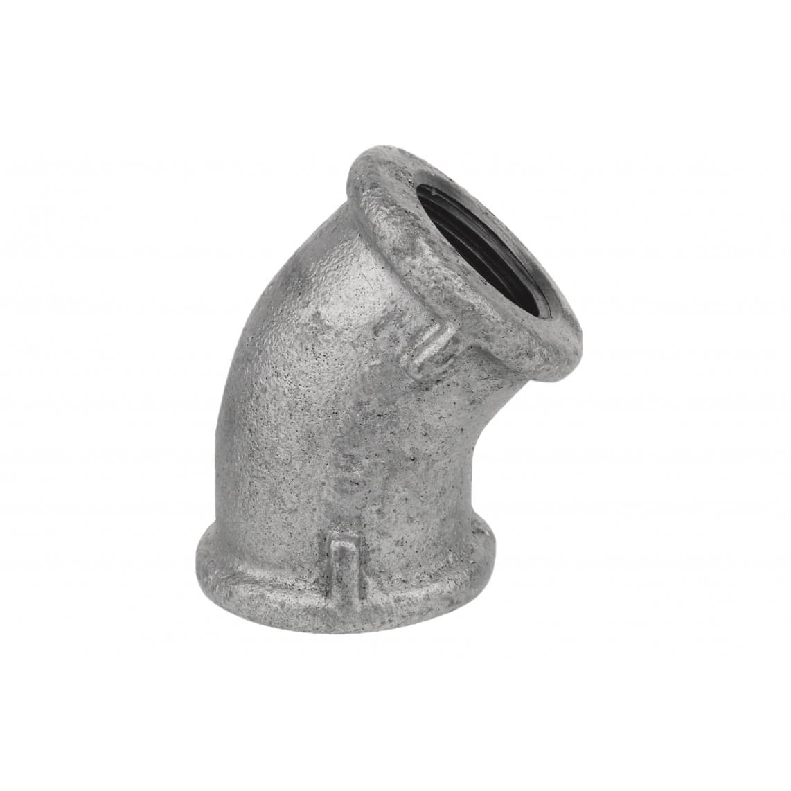 989726155 FM coude 45°, galvanisé, 3/4" F, (120)