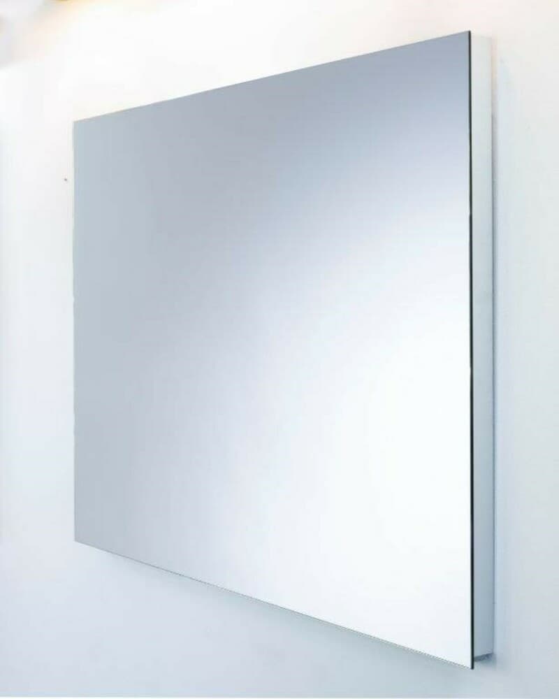 intro Miro miroir profils verticaux cachés aluminium B1000xH600xD35mm