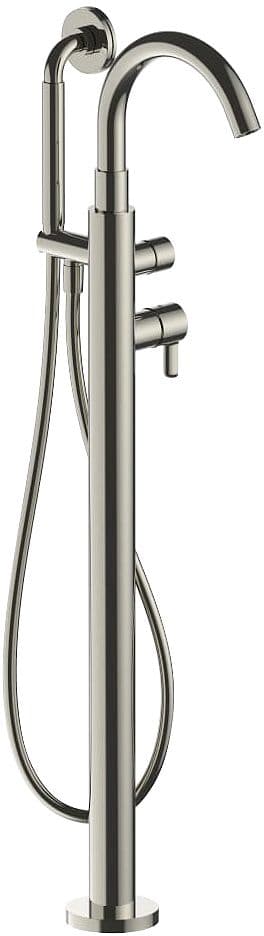 MITIGEUR BAIN LIBRE ICONA CLASSIC FANTINI +DOUCHE A MAIN SANS PIECE ENCASTRE POLISHED NICKEL PVD