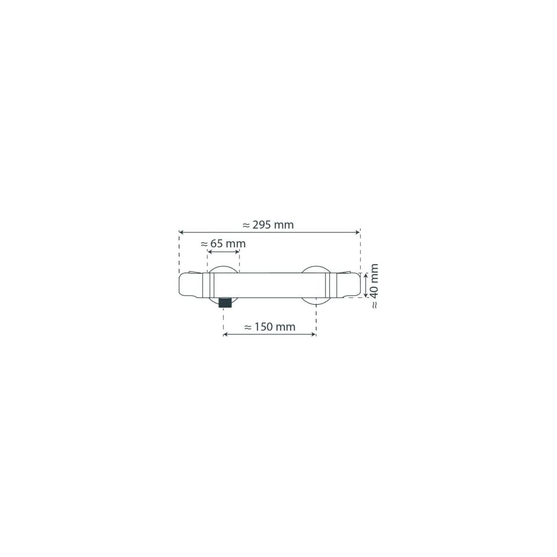 52480 VINEA Mitigeur thermostatique de douche, chromé