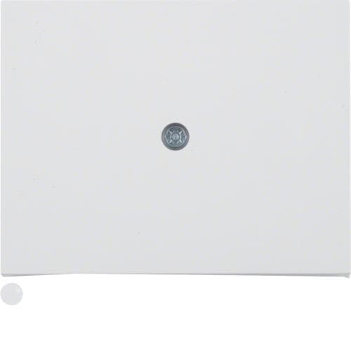 Enjoliveur pour sortie de câble Berker K.1 Blanc polaire, brillant