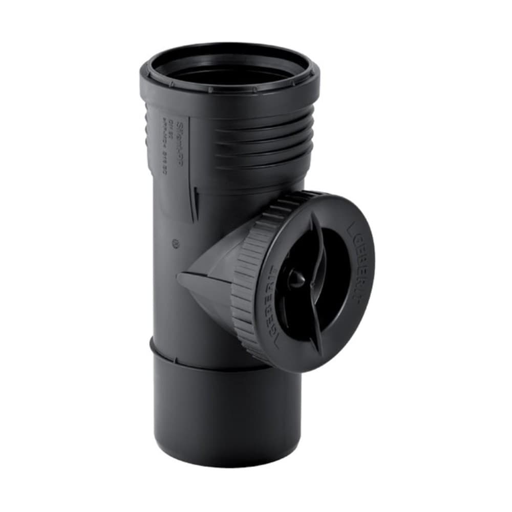 Geberit Silent-PP regard de visite 90° avec ouverture de service ronde D 125 mm