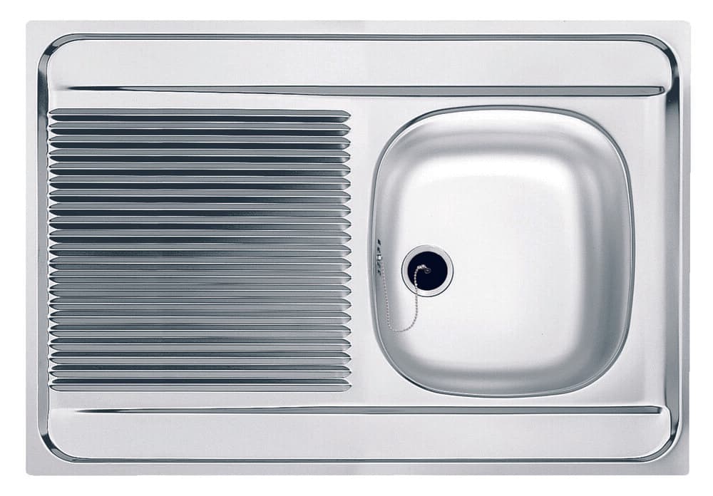 Franke MAN 711 évier 800x600 1 bac réversible vidage manuel inox