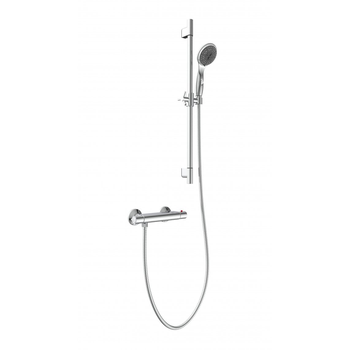 52545 AQUA 2 SAVE Set barre de douche avec Thermostat, chromé