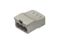 Raccord sans vis 1 - 2,5mm² 8 entrées - Gris