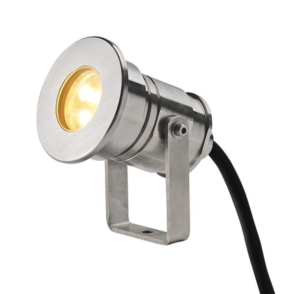 Dasar projector, Led, 7W, 3000K, 12V - 24V, Inox