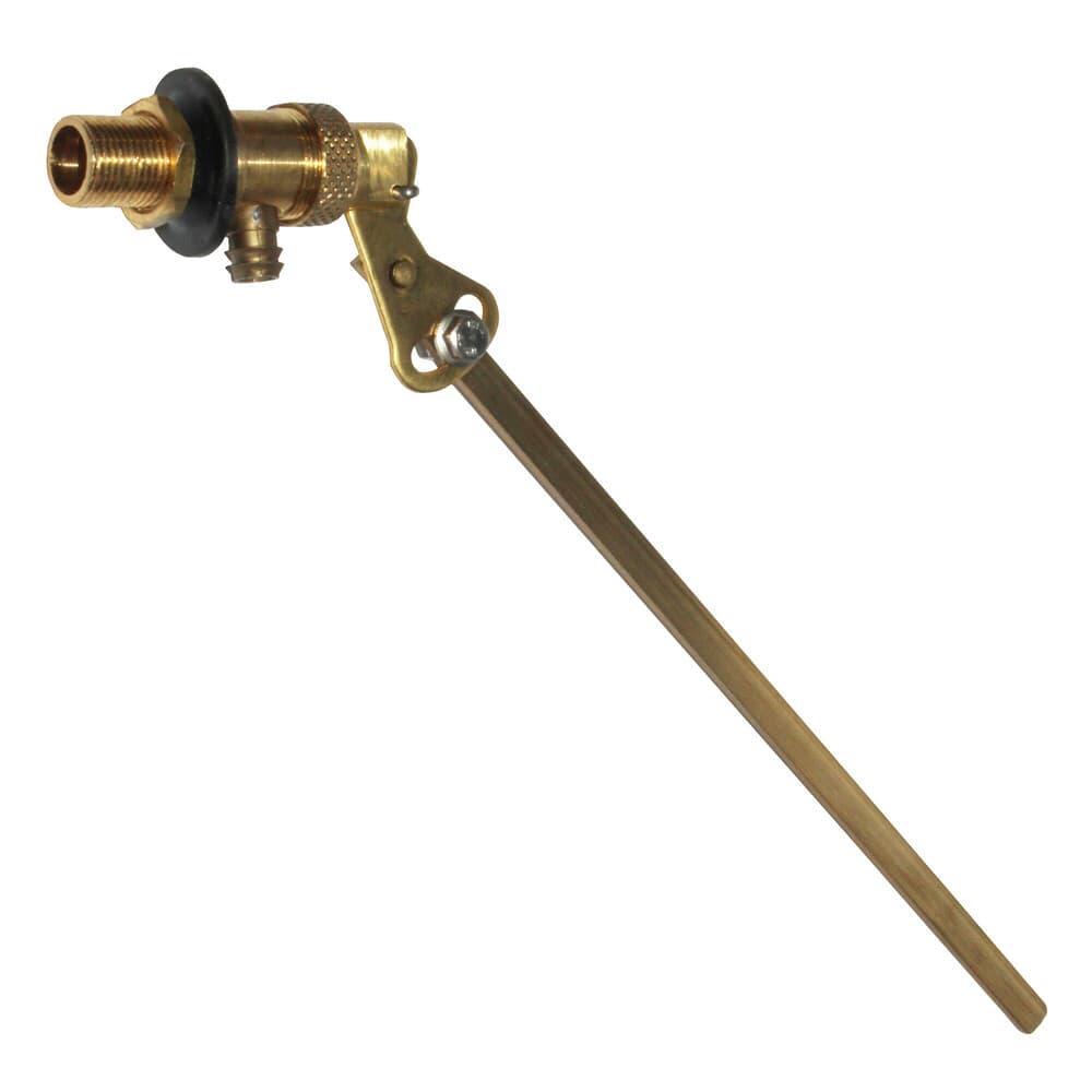 robinet flotteur horizontal 3/8" 230 mm avec tube de flotteur blanc