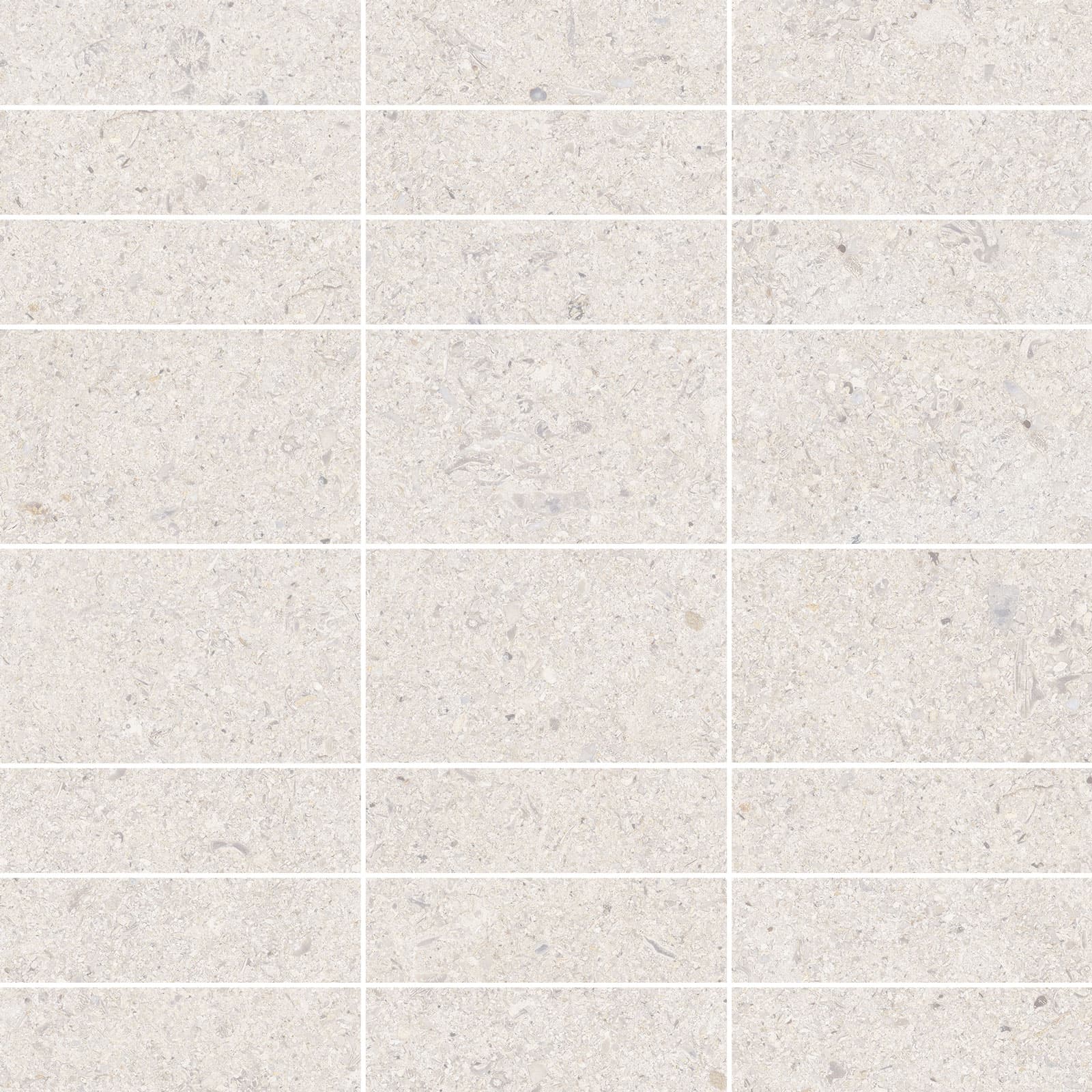 MOSAICO MACASSAR CALCARE WHITE 30X30 SP