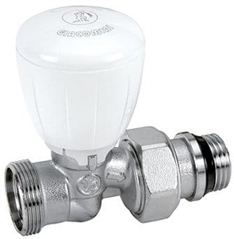 VANNE RADIATEUR THERMOSTATIQUE GIACOMINI DROITE 1/2"-18AA