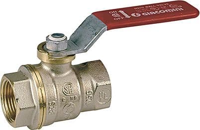 ROBINET A BILLE + MANETTE DADO GIACOMINI 6/4"FF