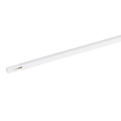 Moulure DLP section 16 x 16mm Blanc Ral 9003 - longueur 2,1m sans film de protection