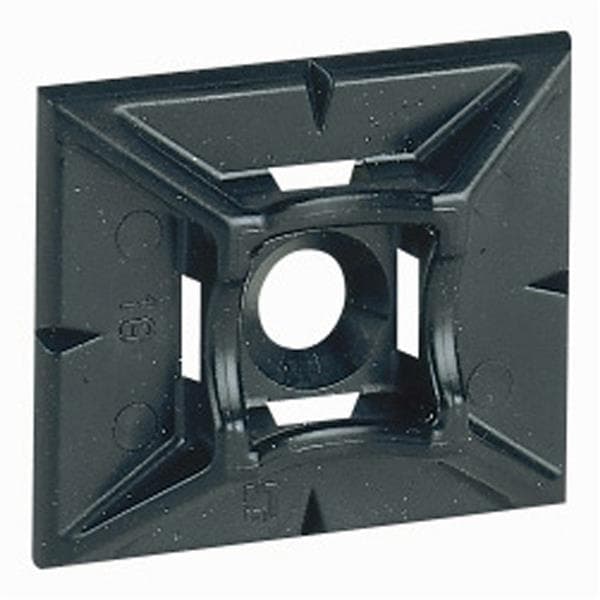 Embase adhésive Noire colliers colring largeur 4,6mm