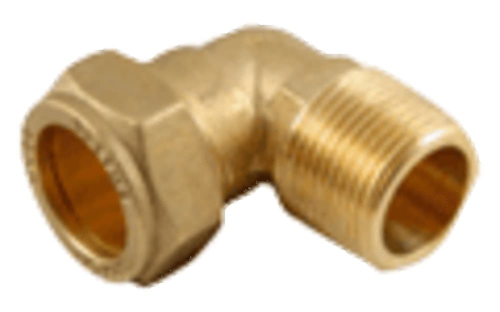coude biconique laiton alimentation tube cuivre 12x3/8"M