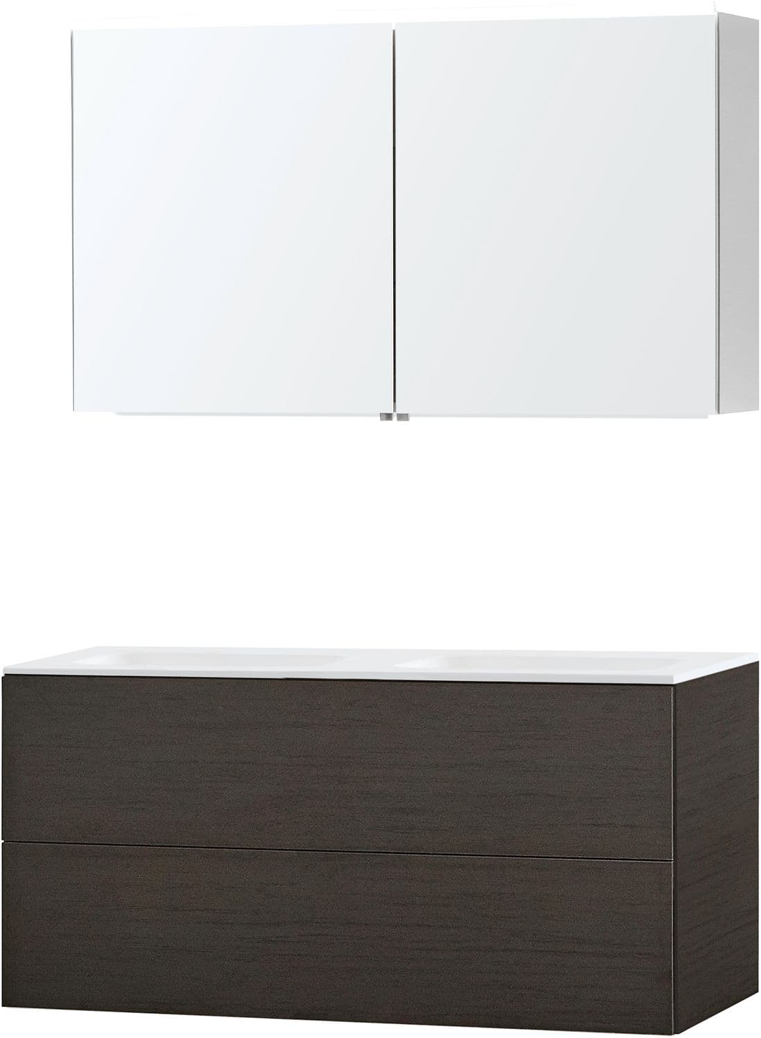 MEUBLE PURO DUO WENGE 120 SOLID MOLTO ARMOIRE TOILLETTE