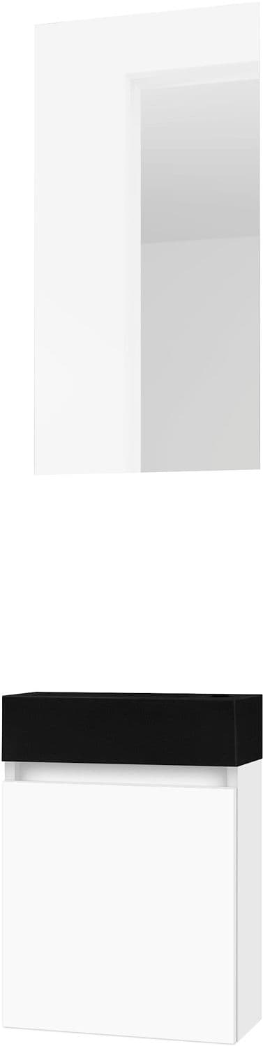 LAVE-MAINS FORM MINI LAVA/ 1 PORT/MIROIR BLANC