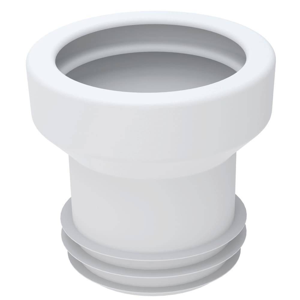 Van Marcke manchette pour WC D100mm centrée droite