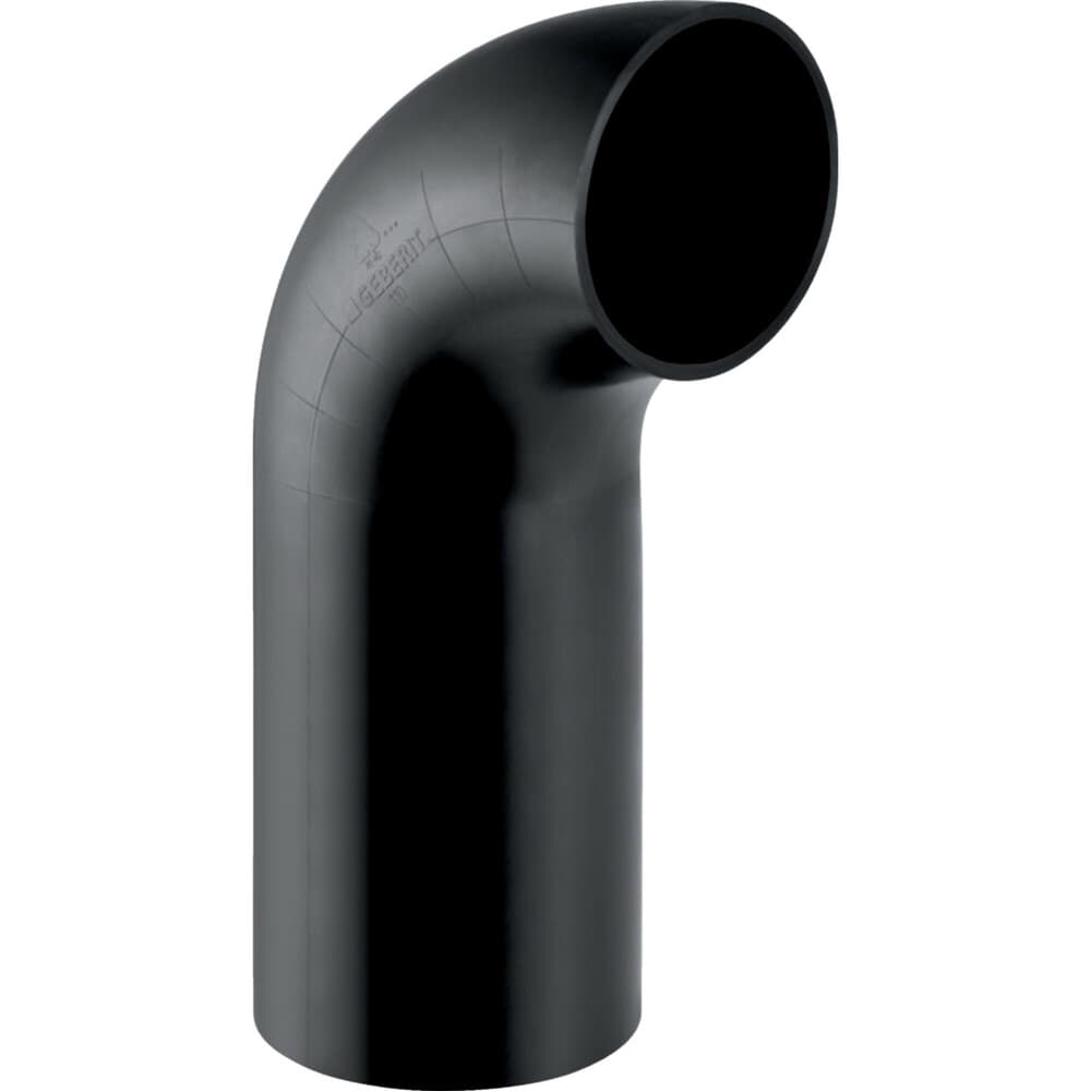 Geberit décharge en PE coude 90° grand rayon 90