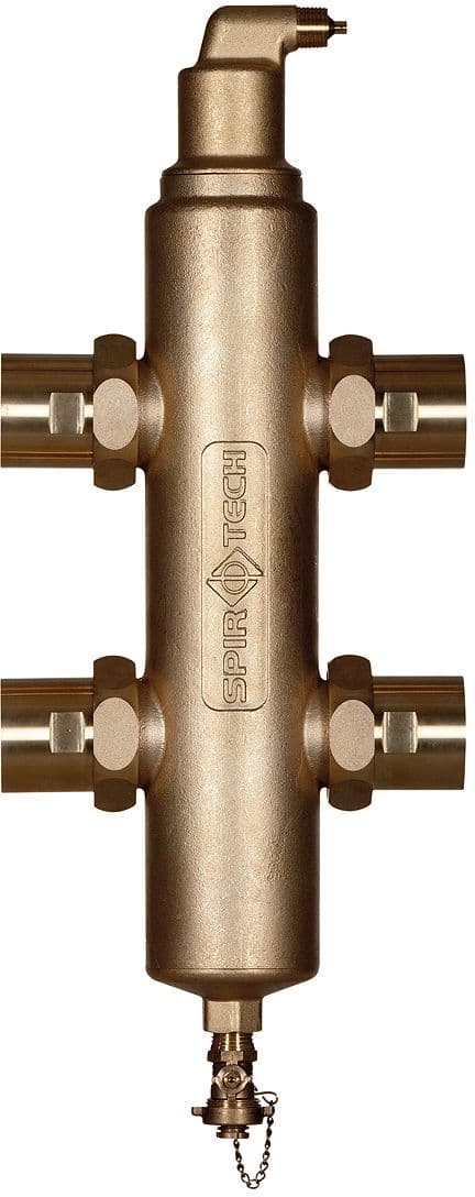 BOUTEILLE CASSE-PRESSION+SEPARATEUR D'AIR ET DE BOUES SPIROCROSS 5/4"