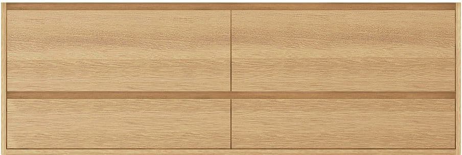 SOUS MEUBLE CRAFT 180CM 2-TIROIR CHENE