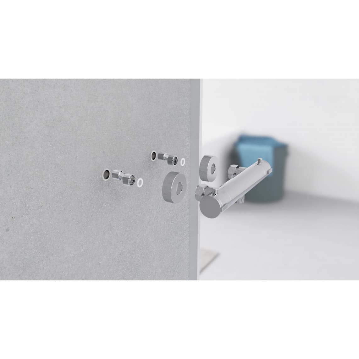 52465 LONDON Mitigeur thermostatique de douche, chromé