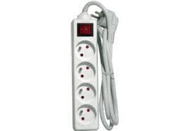 Multiprise 4 x 10 / 16A avec 3m de câble et interrupteur