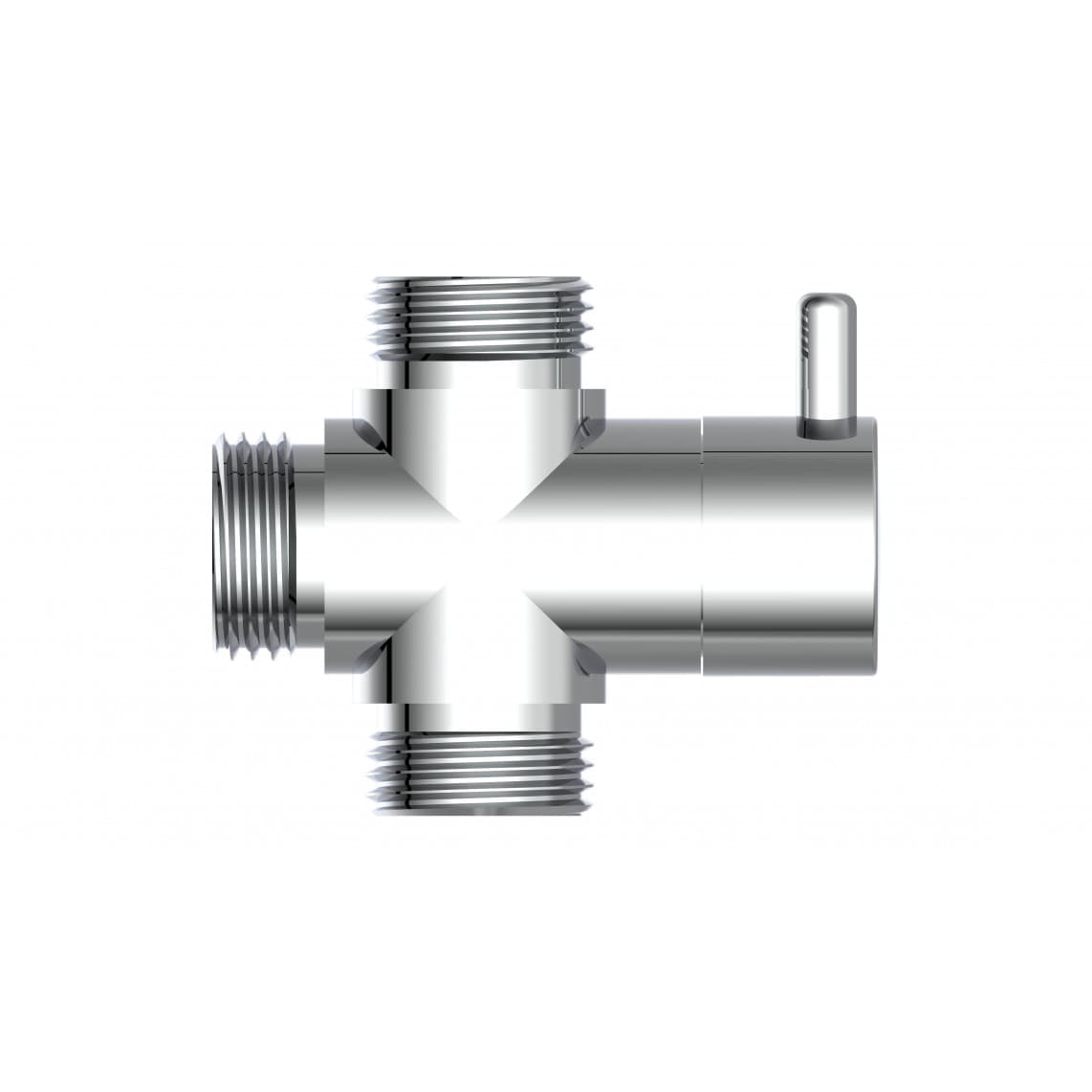01749 Twist diverter, chrome, e.g. for 60050